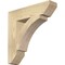Ekena Millwork Thorton Slat Rough Sawn Bracket, Douglas Fir, 4"W x 18"D x 18"H BKT04X18X18THR06RDF - alternate 1